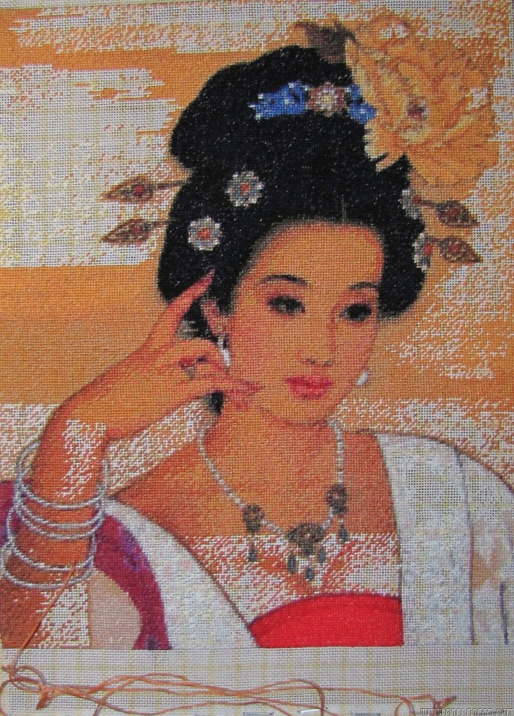 Chinese beauty - sewing period