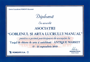diploma participare antique market 2013