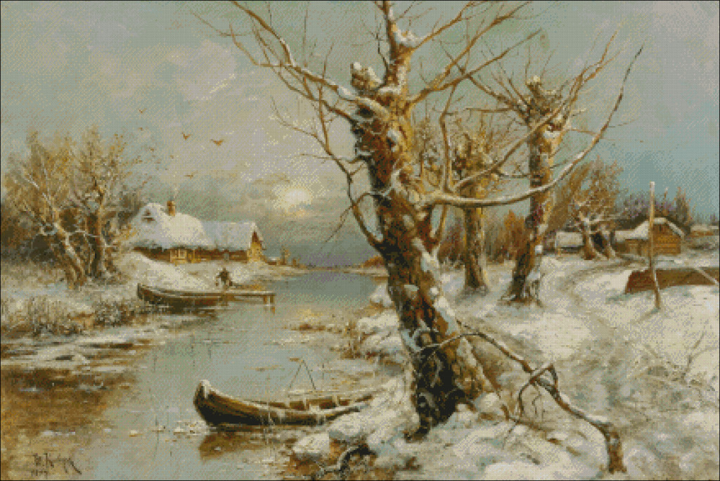 Klavers Julius - Winter Landscape