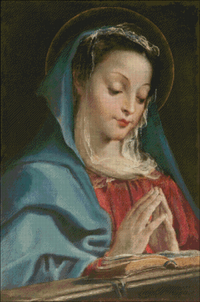 The Virgin in prayers - Annibale Carracci