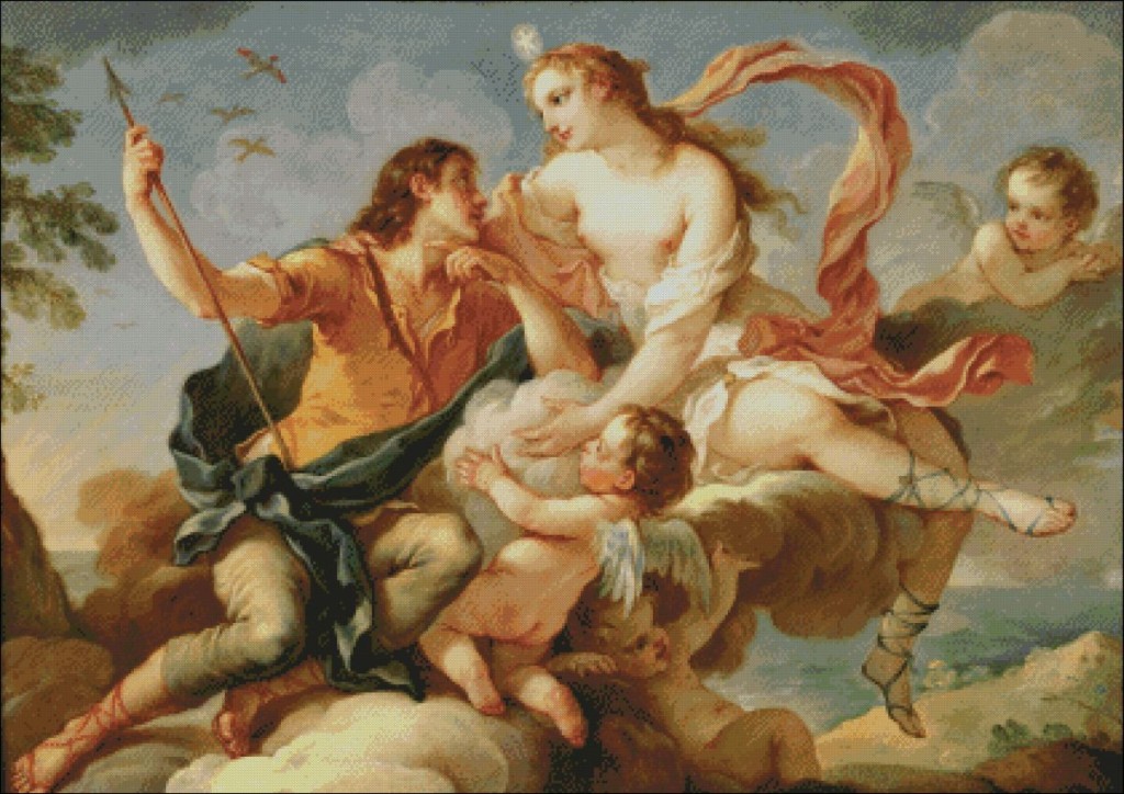 Venus and Adonis-Charles-Joseph Natoire