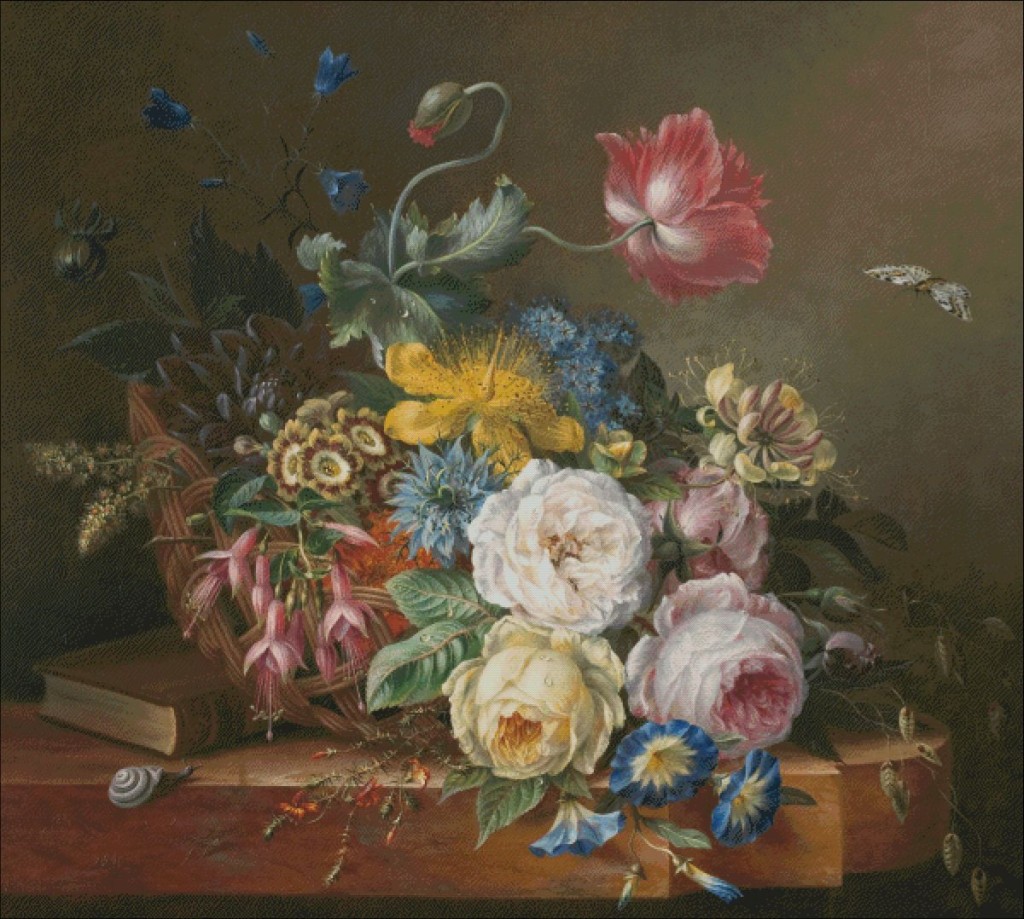Still life with flower- Elisabeth Koning- mare-