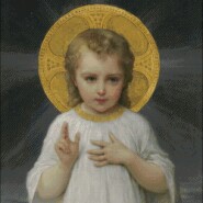 The Holy Child Jesus – intermediate – free patterns, free charts / diagrame gratuite, scheme goblen gratis, modele goblenuri gratis