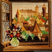 The window with flowers